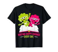 Escribir Finales Felices Todos los días Diseño Camiseta