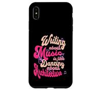 Escribir sobre música es como Bailar sobre Arquitectura Carcasa para iPhone XS MAX
