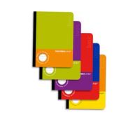 ESCRIBO 12 CUADERNOS Básicos de 60 Hojas - 60 gr - LINEAS - Tamaño: A7 (10.5x7.4cm) - Tapa: Colores Surtidos