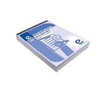 ESCRIBO 4 Talonarios de Factura Simplificada en Español - con original y 2 copias - 25 juegos cada (100 juegos total) - Tamaño A5 vertical - Papel blanco de 50g y amarillo de 55g.