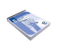 ESCRIBO 4 Talonarios de Factura Simplificada en Español - con original y copia - 25 juegos cada (100 juegos total) - Tamaño A5 vertical - Papel blanco de 50g y amarillo de 55g.