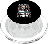 Escribo Libros Demasiado Graciosos para los lectores PopSockets PopGrip para MagSafe