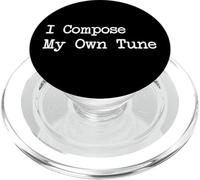 Escribo mi propia canción con citas divertidas PopSockets PopGrip para MagSafe