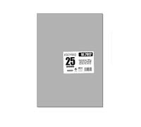 ESCRIBO Pack 25 Cartulinas Grandes Color Gris Claro - 180 gr/m2 - Medida 50 x 65cm - Material 100% Reciclable