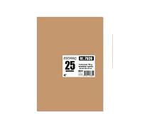 ESCRIBO Pack 25 Cartulinas Grandes Color Marrón Tierra - 180 gr/m2 - Medida 50 x 65cm - Material 100% Reciclable