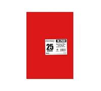 ESCRIBO Pack 25 Cartulinas Grandes Color Rojo - 180 gr/m2 - Medida 50 x 65cm - Material 100% Reciclable