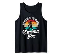 Escrima Arnis Artes Marciales My Sticks Do The Talking Camiseta sin Mangas