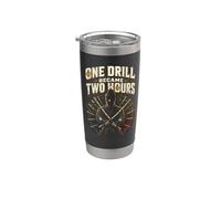 Escrima Arnis Artes Marciales One Drill Became Two Hours Vaso térmico de acero inoxidable de doble pared