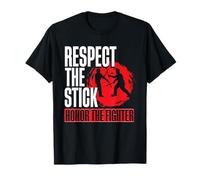 Escrima Arnis Artes Marciales Respect The Stick Camiseta