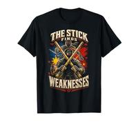 Escrima Arnis Artes Marciales The Stick Finds Weakness Camiseta