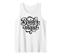 Escrito de caligrafía para Dama de Honor y Fiesta de Boda Camiseta sin Mangas
