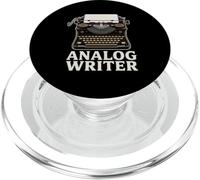 Escritor analógico Máquina de Escribir Vintage Autor de la Vieja Escuela PopSockets PopGrip para MagSafe