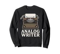 Escritor analógico Máquina de Escribir Vintage Autor de la Vieja Escuela Sudadera