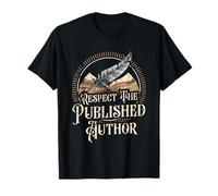 Escritor Arte Para Hombres Mujeres Novela Escritura Poeta Publicado Autor Camiseta