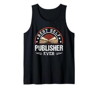 Escritor Arte Para Hombres Mujeres Novela Escritura Poeta Publicado Autor Camiseta sin Mangas