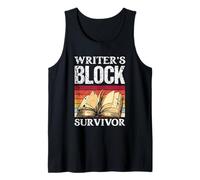 Escritor Arte Para Hombres Mujeres Novela Escritura Poeta Publicado Autor Camiseta sin Mangas