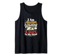 Escritor Autor Historia Libro Novela Escritura Creativa Camiseta sin Mangas
