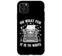 Escritor Autor Novelista Funny Christmas Oh What Fun Write Carcasa para iPhone 11 Pro MAX