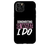 Escritor de Canciones Músicos y Amantes de la Música Letra Carcasa para iPhone 11 Pro