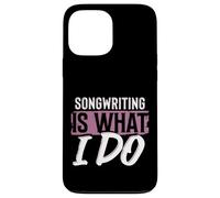 Escritor de Canciones Músicos y Amantes de la Música Letra Carcasa para iPhone 13 Pro MAX