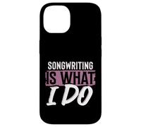 Escritor de Canciones Músicos y Amantes de la Música Letra Carcasa para iPhone 14