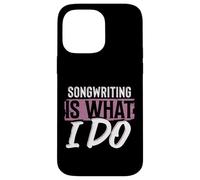 Escritor de Canciones Músicos y Amantes de la Música Letra Carcasa para iPhone 14 Pro MAX