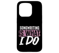 Escritor de Canciones Músicos y Amantes de la Música Letra Carcasa para iPhone 15 Pro