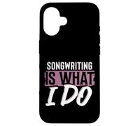 Escritor de Canciones Músicos y Amantes de la Música Letra Carcasa para iPhone 16