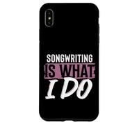 Escritor de Canciones Músicos y Amantes de la Música Letra Carcasa para iPhone XS MAX