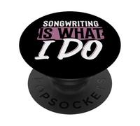 Escritor de Canciones Músicos y Amantes de la Música Letra PopSockets PopGrip Adhesivo