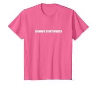 Escritor de Historias Triumph Camiseta, Niños, Rosa Jaspeado, 3 años