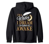 Escritor de Libros Sueño Despierto Autor Escritura de Libros Novelista Sudadera con Capucha