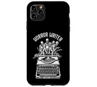 Escritor de terror Zombie Vintage Máquina de escribir Novelista de Halloween Carcasa para iPhone 11 Pro Max