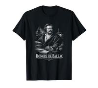 Escritor literario Honore De Balzac Reading Camiseta
