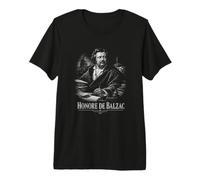 Escritor literario Honore De Balzac Reading Camiseta Premium