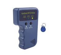 Escritor RFID, Copiadora RFID de Mano Copiadora de Tarjetas de Identificación Portátil Duplicadora y Grabadora + Llavero, 125 KHZ Em4100