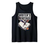 Escritores Patrimonio Escritura Literaria Escritor de la Comunidad Storytell Camiseta sin Mangas