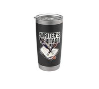 Escritores Patrimonio Escritura Literaria Escritor de la comunidad Storytell Vaso térmico de acero inoxidable de doble pared
