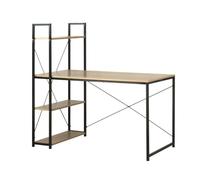 Escritorio 120 Cm con 4 Baldas Estilo Industrial