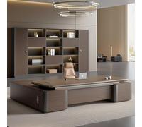 Escritorio administrativo para computadora de 70,9"/78,74", un escritorio moderno, simple y lujoso en forma de L para jefe, gerente y presidente, utilizado en la sala de estar,el estudio y la oficina