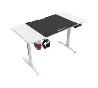 Escritorio ajustable en altura pomona aglomerado 72 - 117 x 110 x 60 cm blanco [pro.tec]