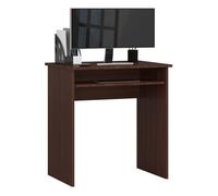 AKORD Escritorio Star para PC con Bandeja para Teclado | 2 Cajones y 2 estantes con Puertas Mesa de Oficina | Escritorio de Oficina | 68 x 77 x 51 cm | Peso 20 kg Wenge