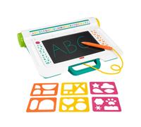 Fisher-Price Learn & Doodle Desk, tableta de dibujo LCD | Juguete preescolar para escribir sin ensuciar, plantillas y panel con rodillo, juego creativo de viaje, a partir de 3 años