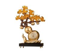 Escritorio Árbol de dinero cristal for el hogar, calabaza la fortuna for decorar enfriador vino, adornos Feng Shui for sala estar y oficina Decoración