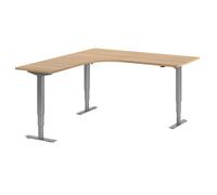 Escritorio Atlanta, de altura regulable eléctricamente en forma de L