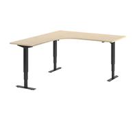 Escritorio Atlanta, de altura regulable eléctricamente en forma de L