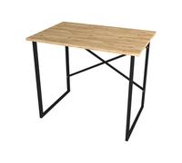 Escritorio Basik Line Mapa 75x90x60 cm Natural/Negro