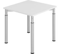 Escritorio con armazón de 4 patas de altura regulable, profundidad 800 mm
