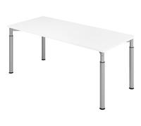 Escritorio con armazón de 4 patas de altura regulable, profundidad 800 mm