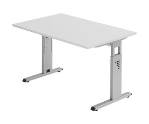 Escritorio con armazón de patas en C altura regulable entre 680 - 760 mm, profundidad 800 mm